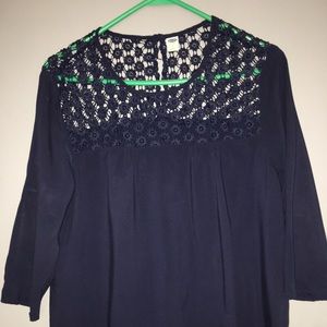 Navy blue blouse